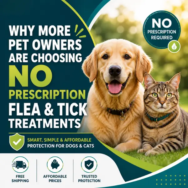 Why More Pet Owners Are Choosing No Prescription Flea and Tick Treatments